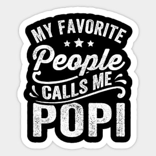 My Favorite People Calls Me Popi Sticker